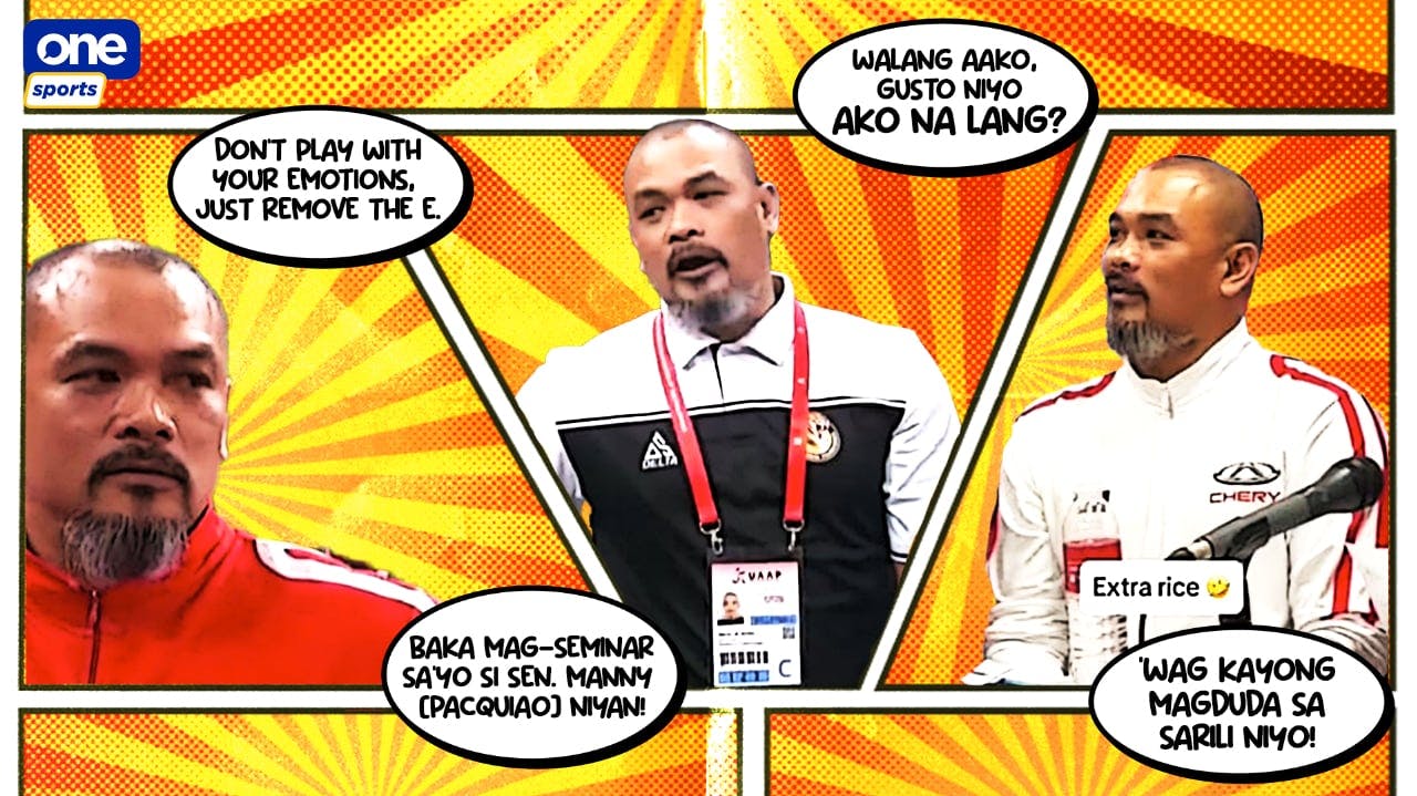 The most quotable quotes from Coach Kungfu Reyes in UAAP and PVL...so far
